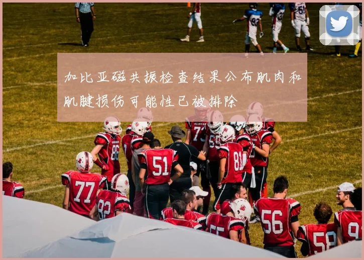 加比亚磁共振检查结果公布肌肉和肌腱损伤可能性已被排除